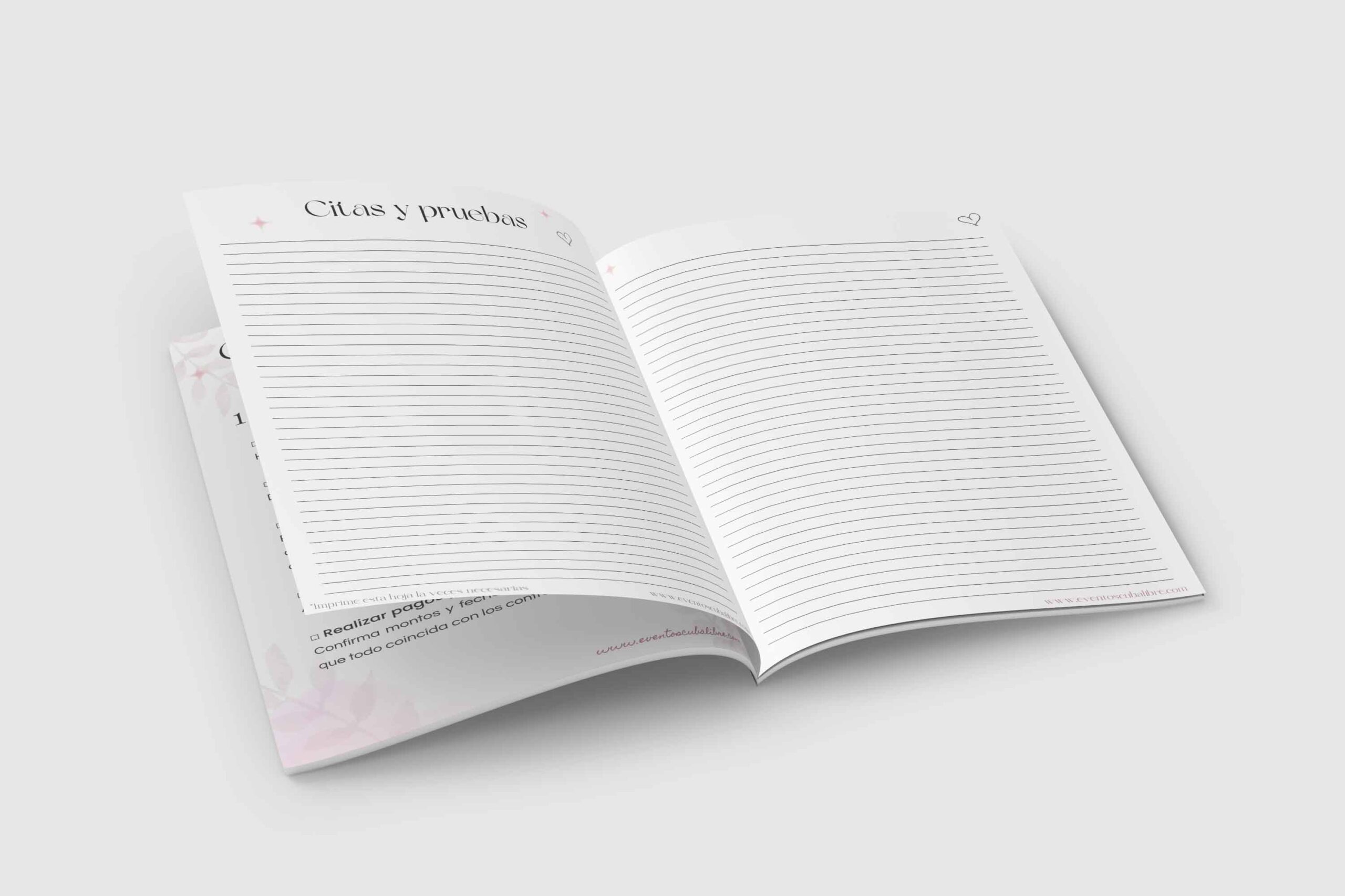agenda para organizar boda en casa