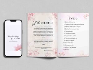 Planificador de Boda y XV Años (Imprimible PDF)